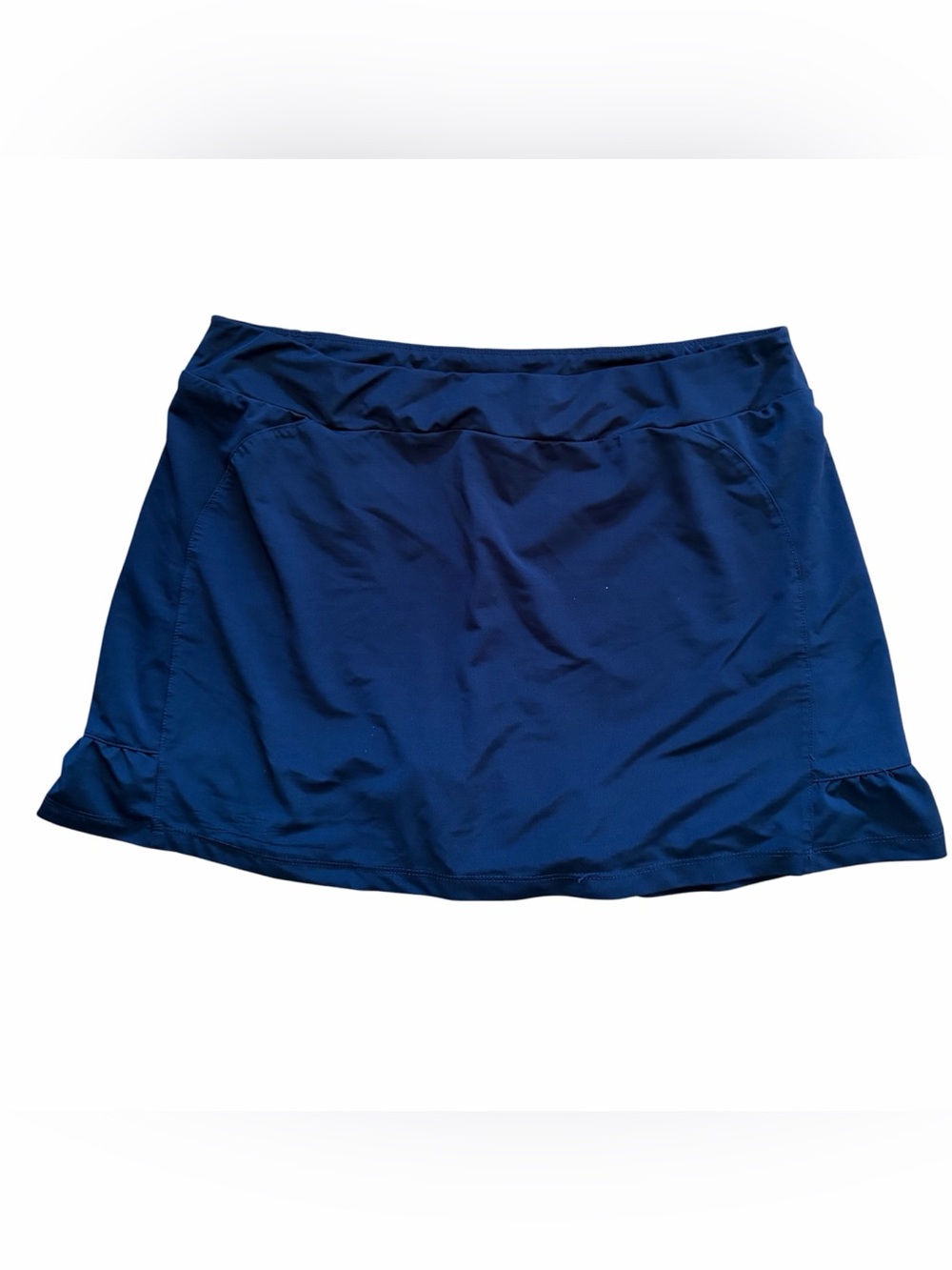 Fila Navy blue summer tennis skort skirt with built-in shorts Sz XL